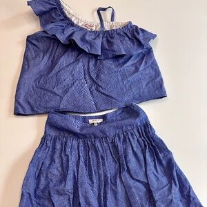 Chambray Blue Special Occasion Milly Minis Set